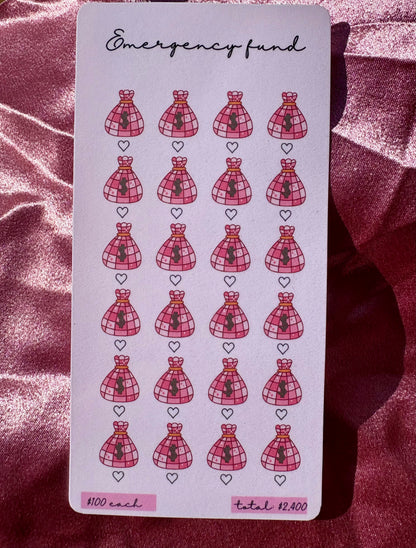 Emergency Savings Challenge Set of 4