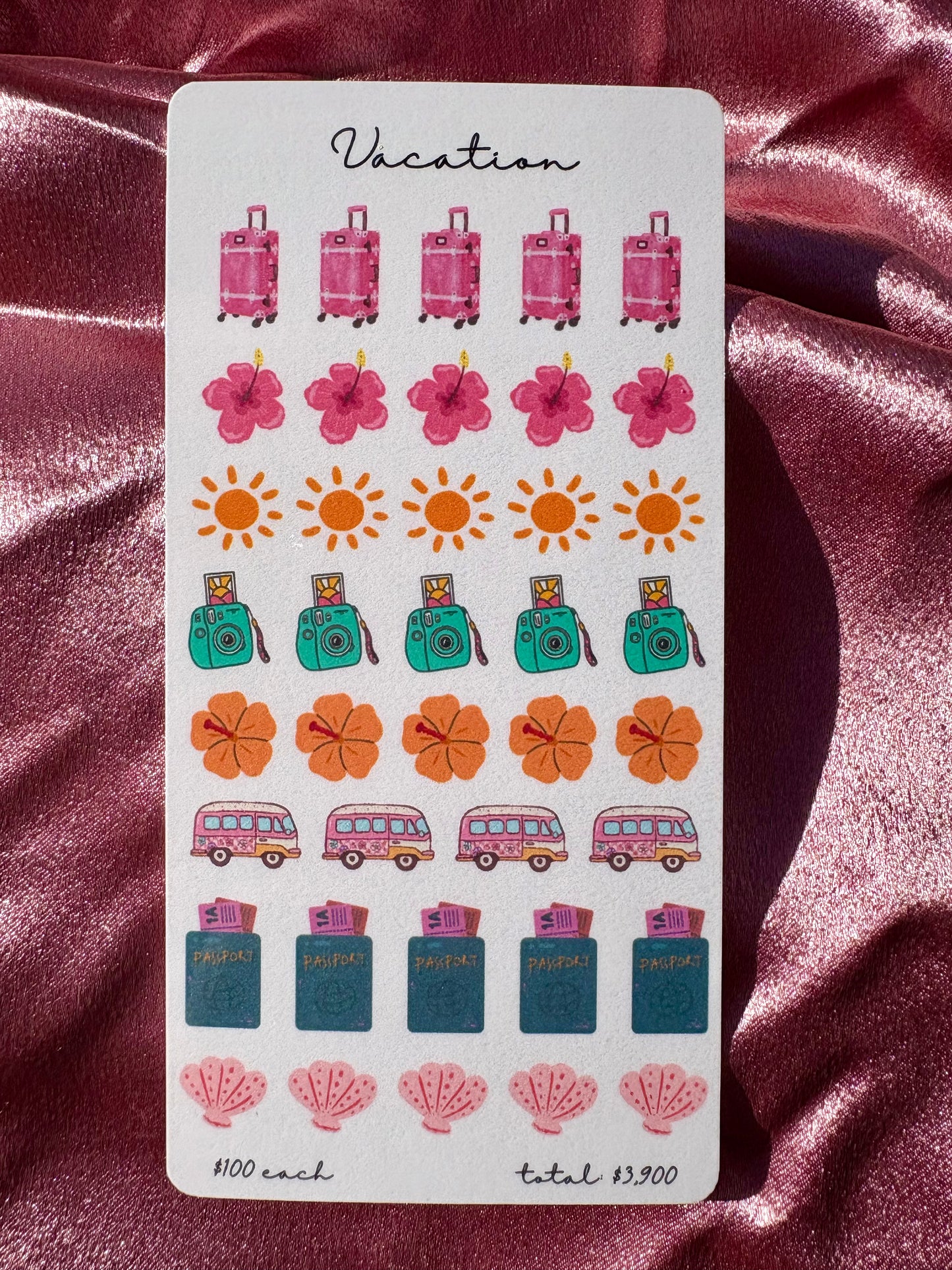 Vacation Savings Challenge Set of 2