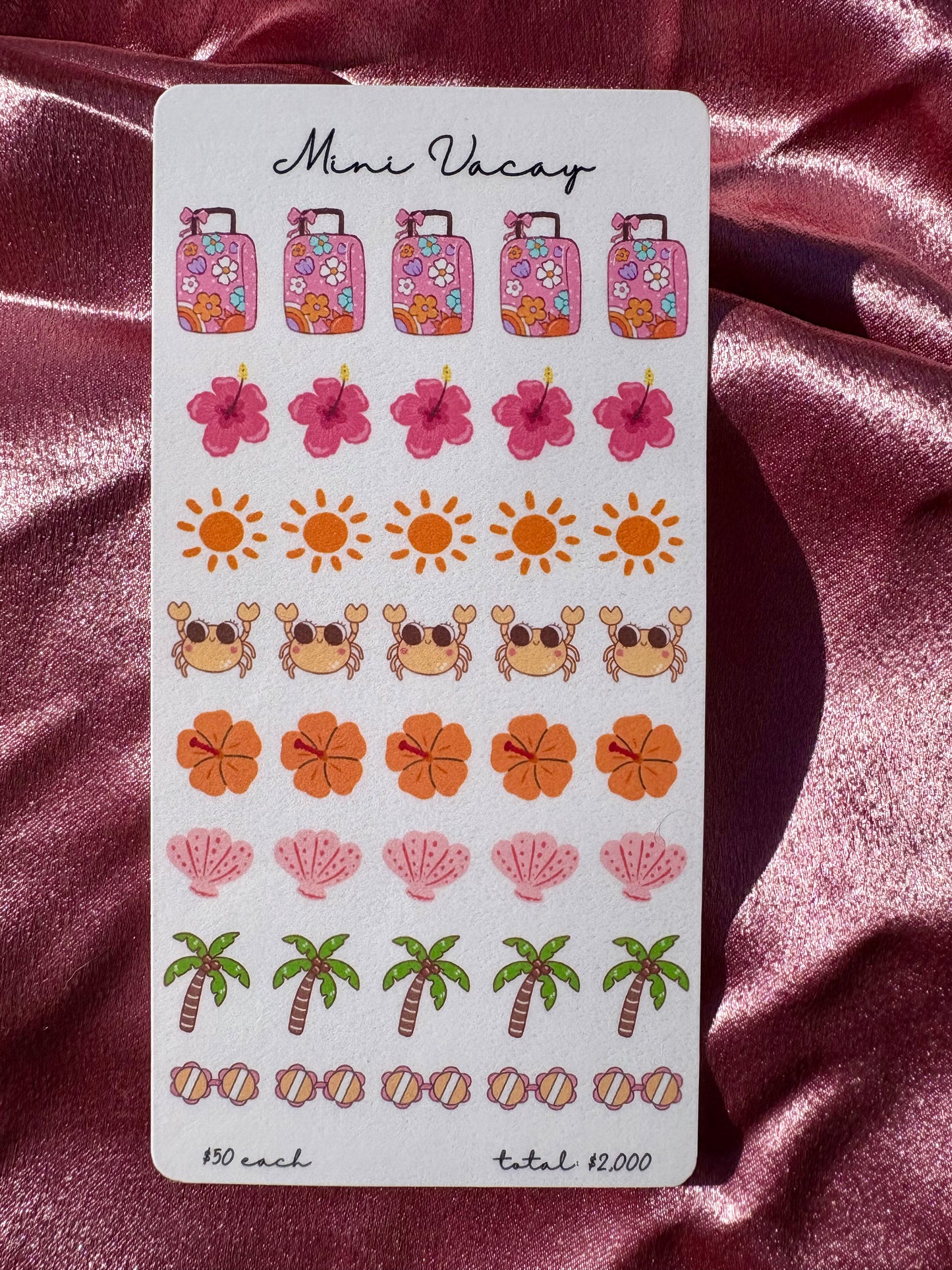 Vacation Savings Challenge Set of 2