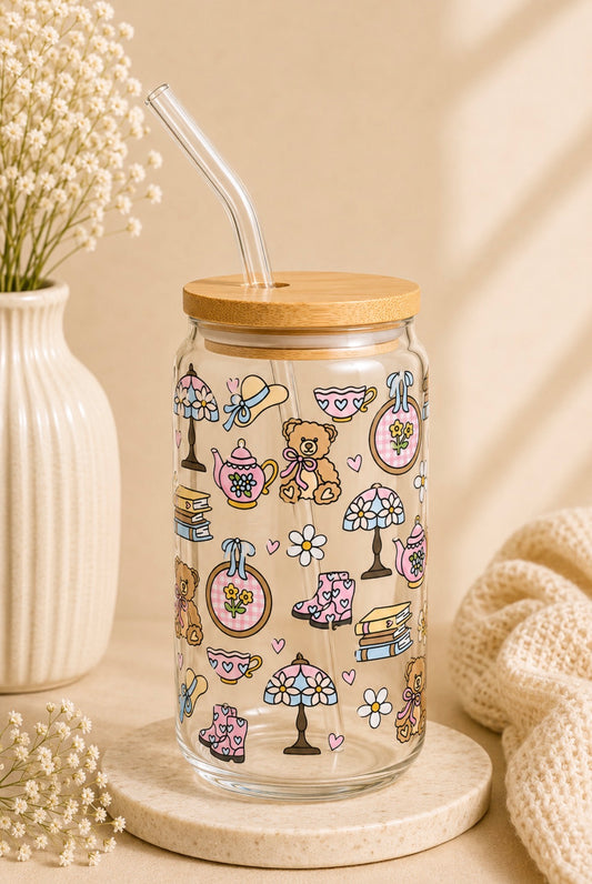 Grandma's Thingz 16oz Glass Cup